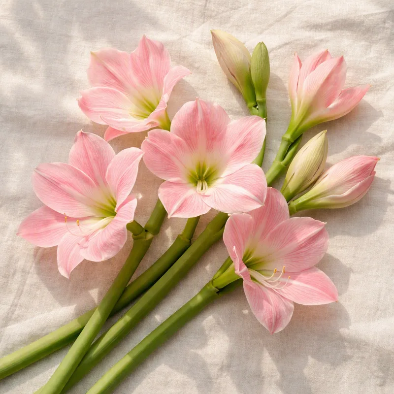 Amaryllis - rosa - billede 4