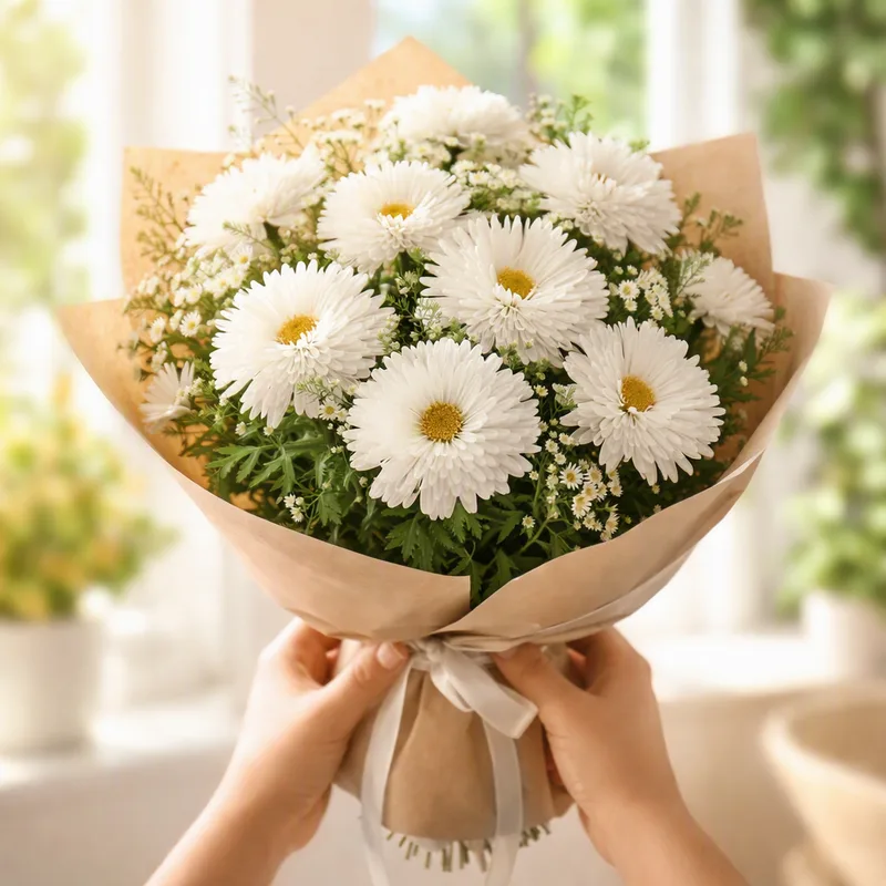 Aster - hvid - billede 3