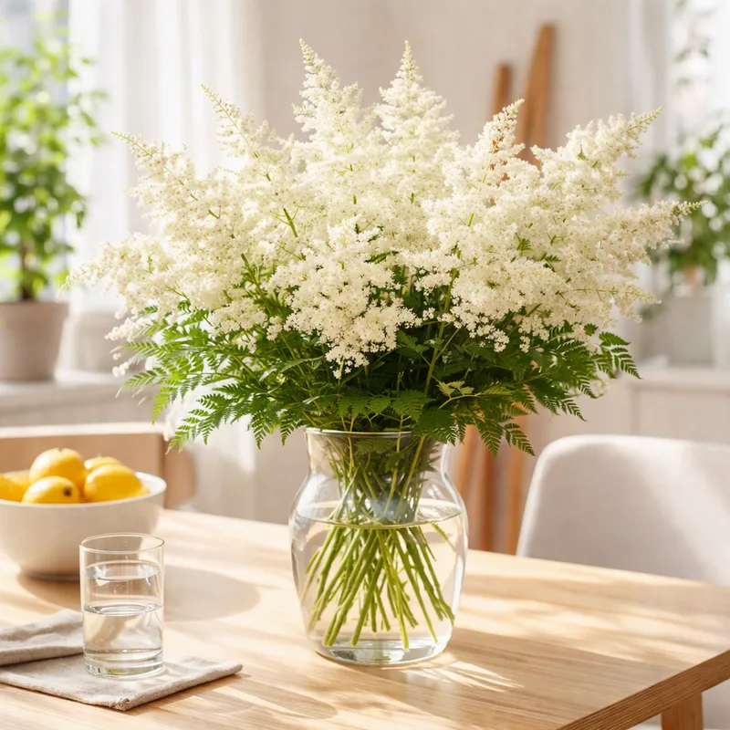 Astilbe - hvid - billede 2