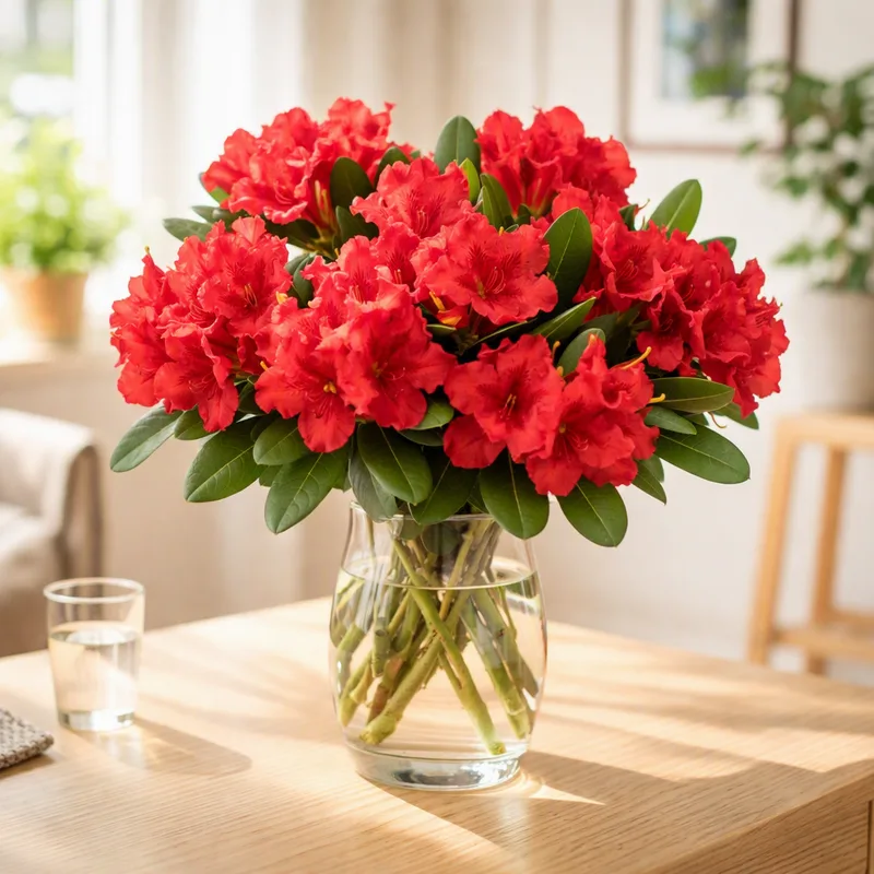 Azalea - rød - billede 2
