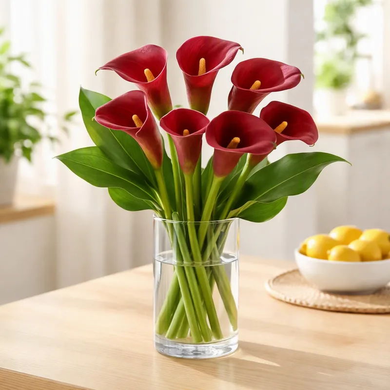 Kalla (calla) - rød - billede 2