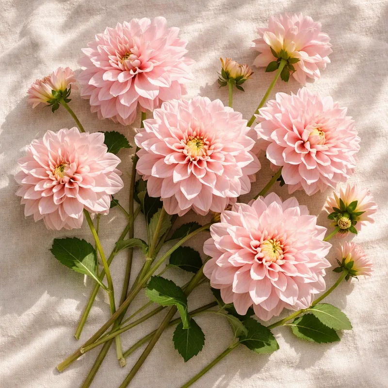 Dahlia - rosa - billede 4