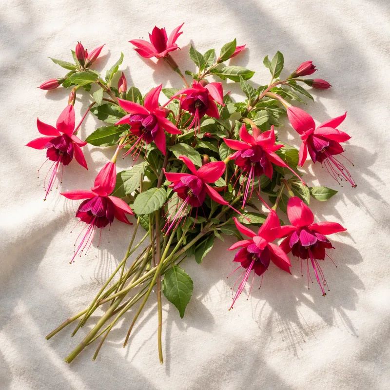 Fuchsia - rød - billede 4