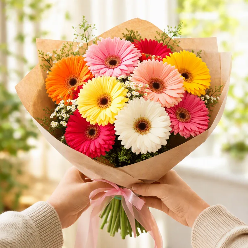 Blomster til kollega