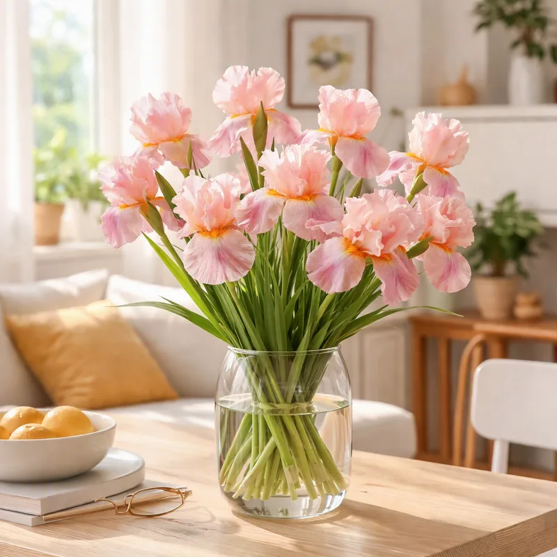 Iris - rosa - billede 2