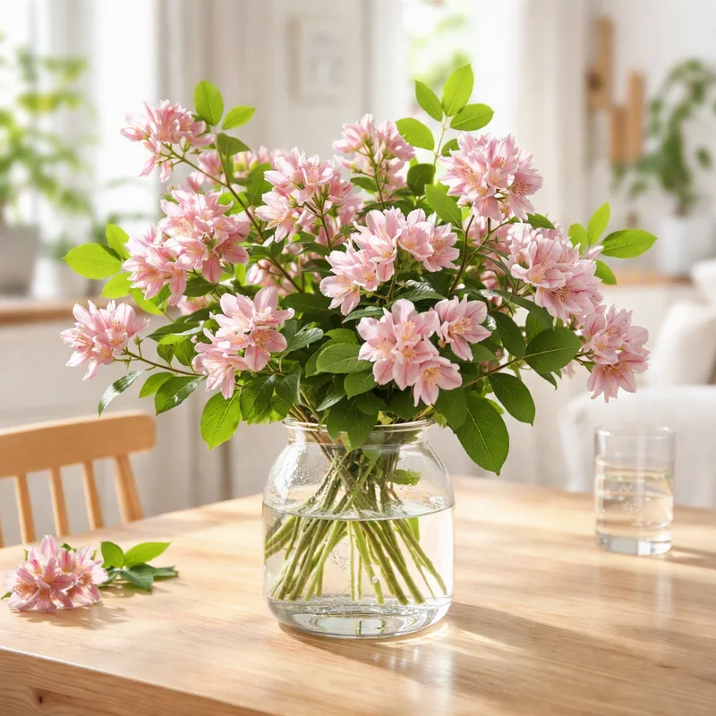 Kaprifolie - rosa - billede 2