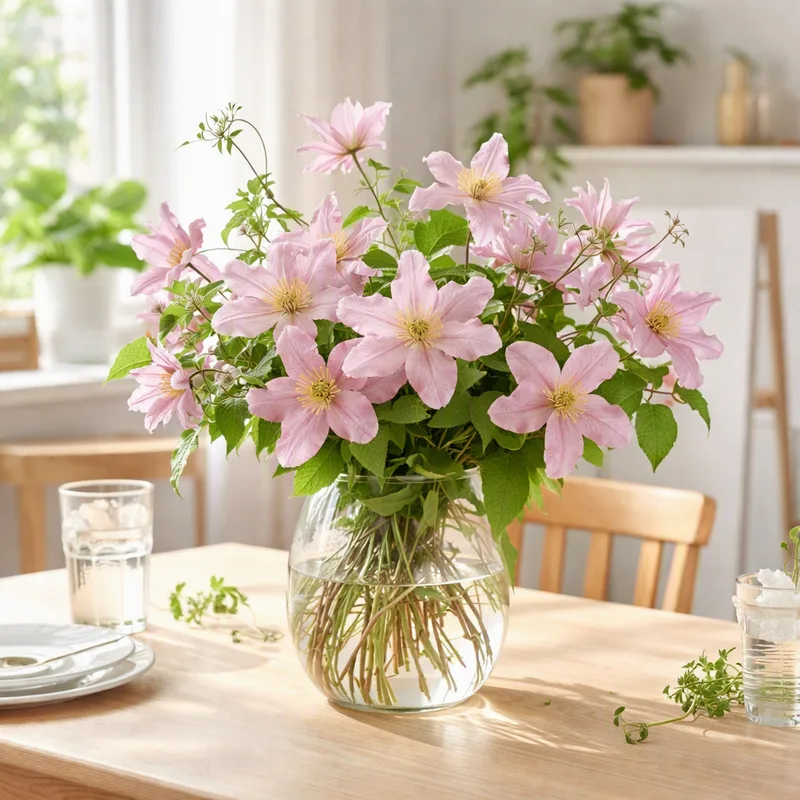 Klematis - rosa - billede 2