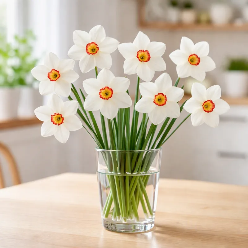 Narcis - rød - billede 2