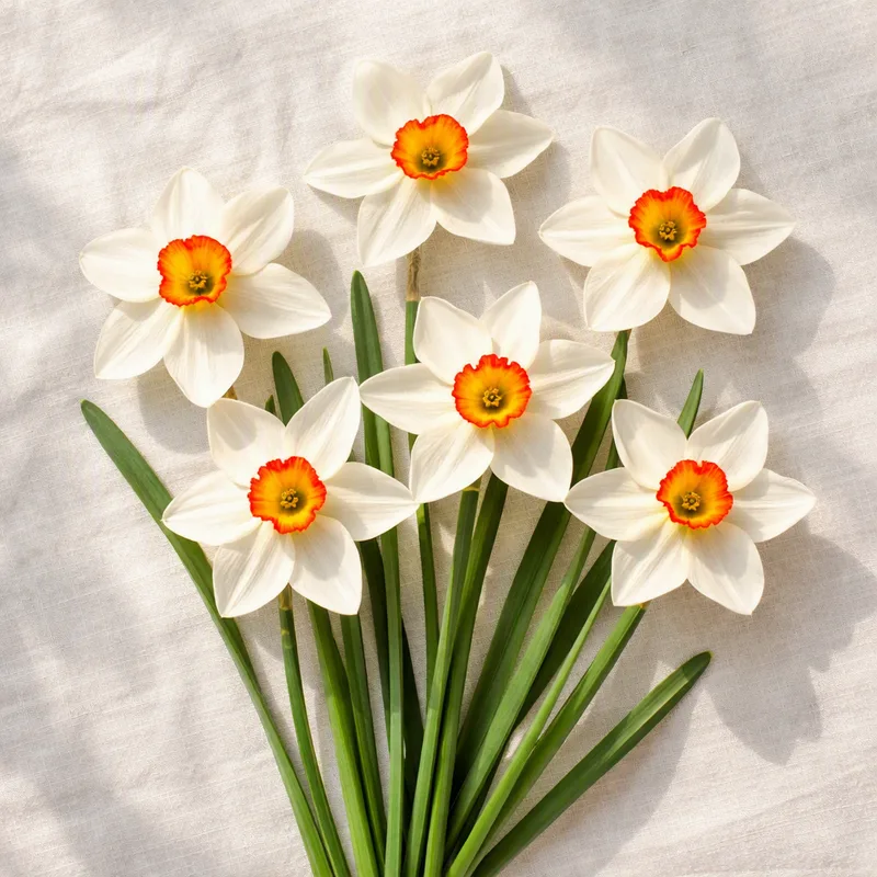 Narcis - rød - billede 4