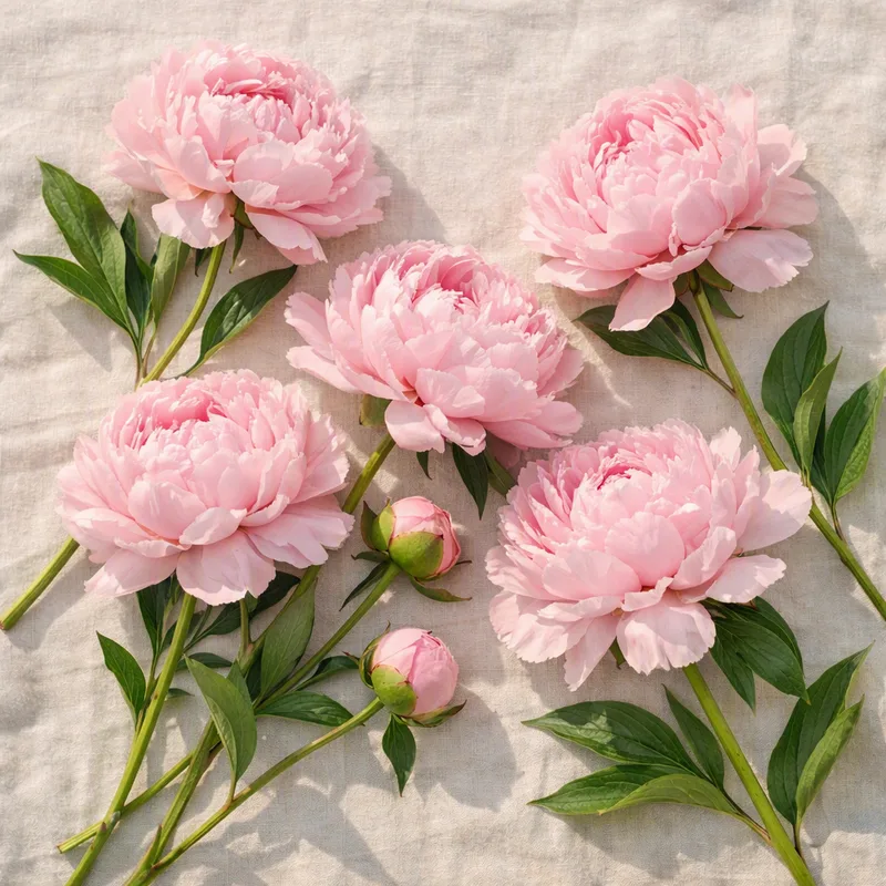 Pæon - rosa - billede 4