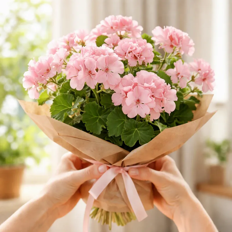 Pelargonie - rosa - billede 3