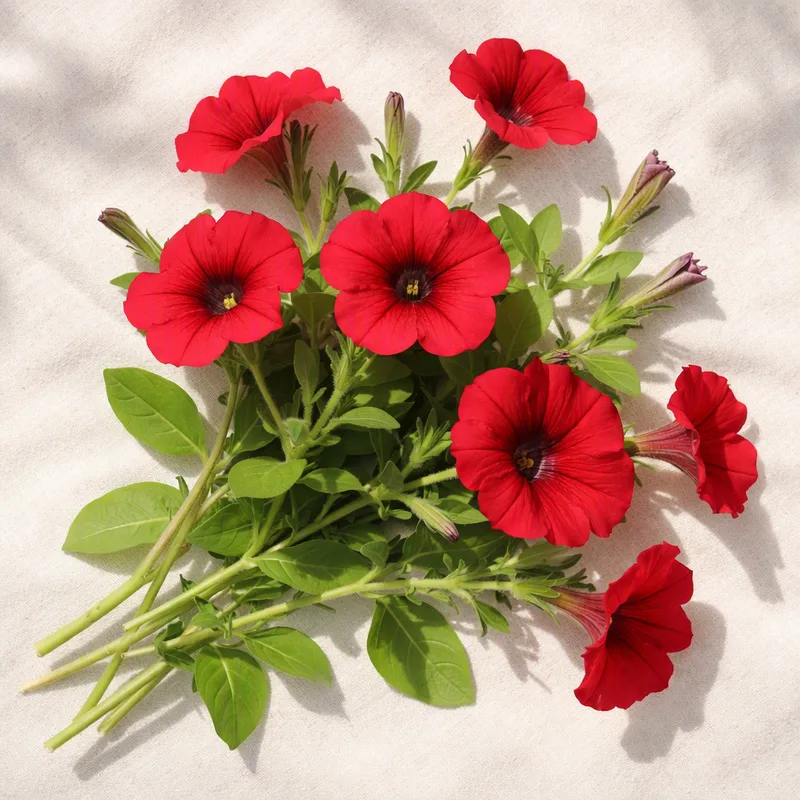 Petunia - rød - billede 4