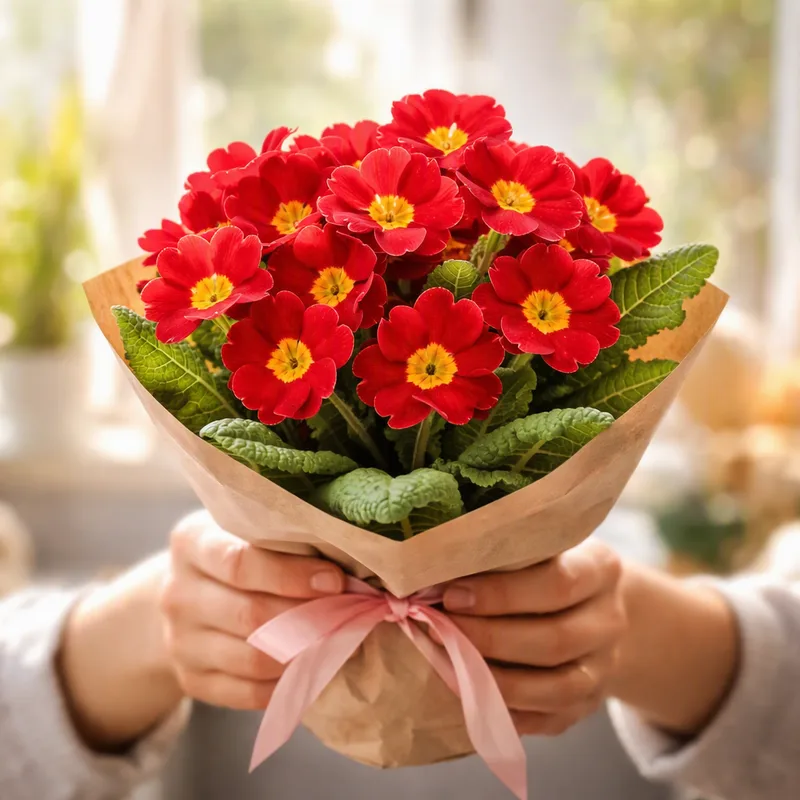 Primula - rød - billede 3