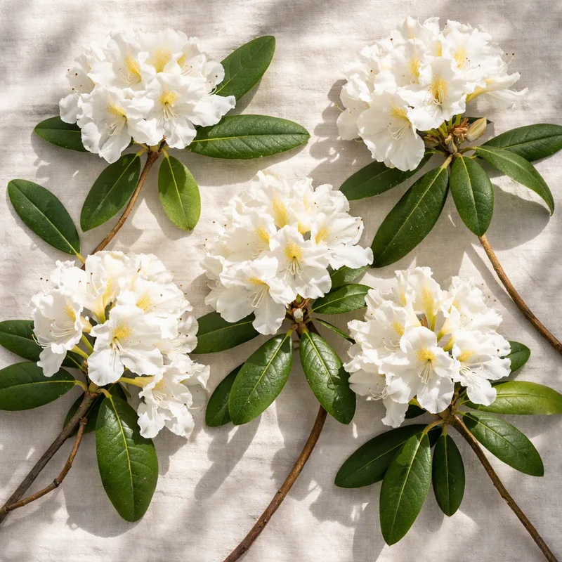 Rhododendron - hvid - billede 4