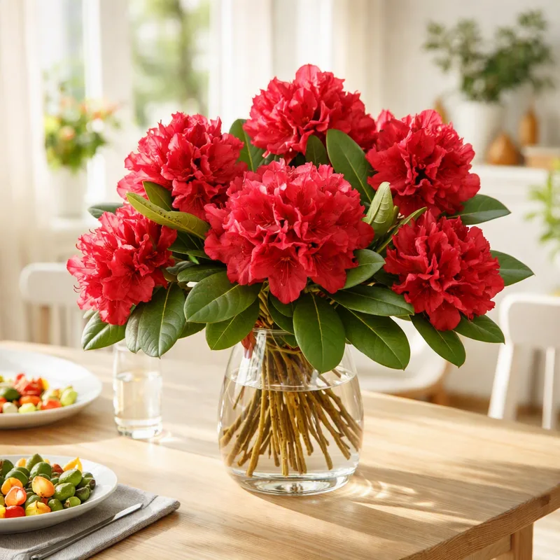 Rhododendron - rød - billede 2