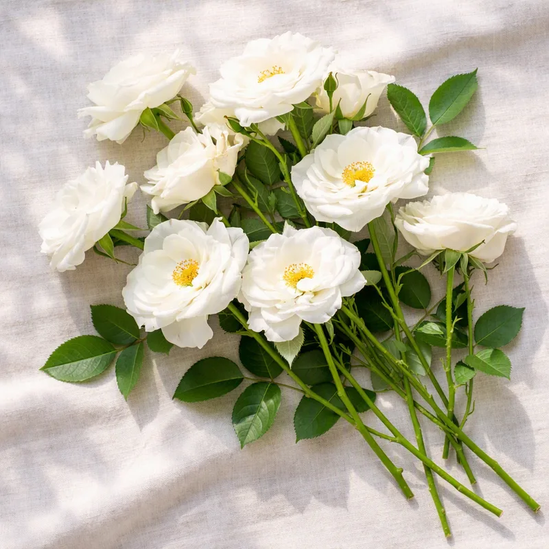 Rose - hvid - billede 4