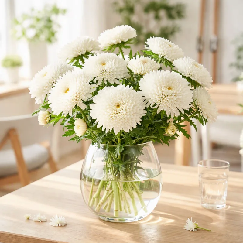 Sommerasters - hvid - billede 2