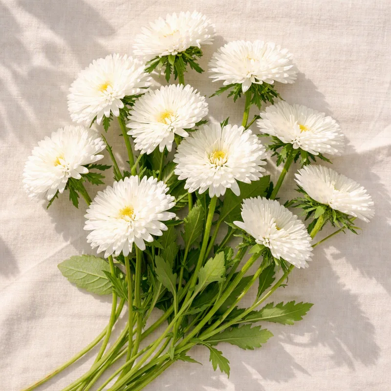 Sommerasters - hvid - billede 4