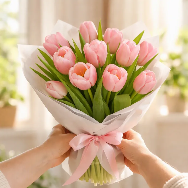 Tulipan - rosa - billede 3