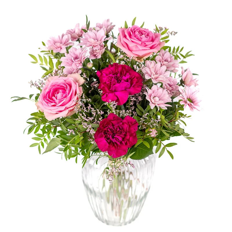 Romantisk blomsterbuket til kærlighed og romantik