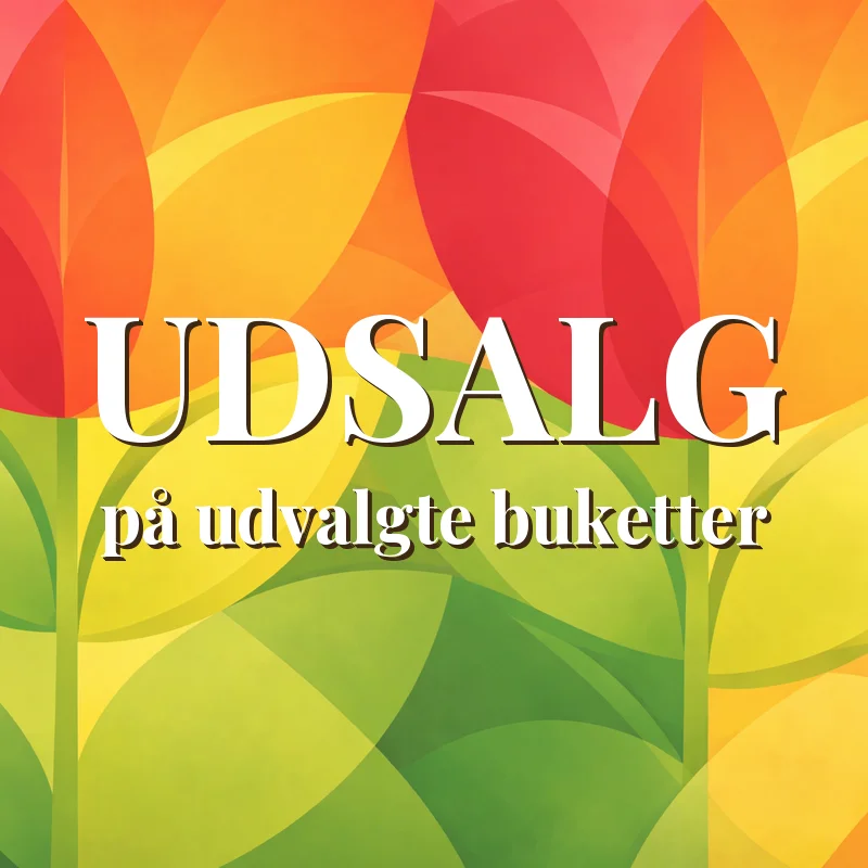 Udsalg på blomster - buketter til nedsat pris